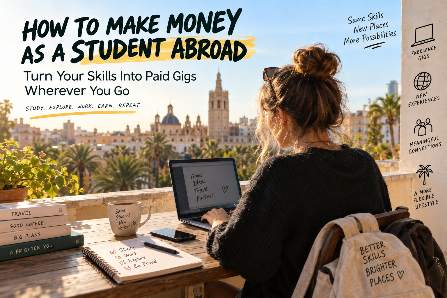 How to make money as a student abroad